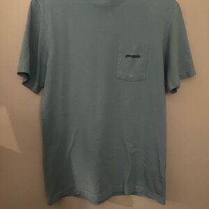 Patagonia Men's Short-Sleeve Pocket Tee in Muted Teal